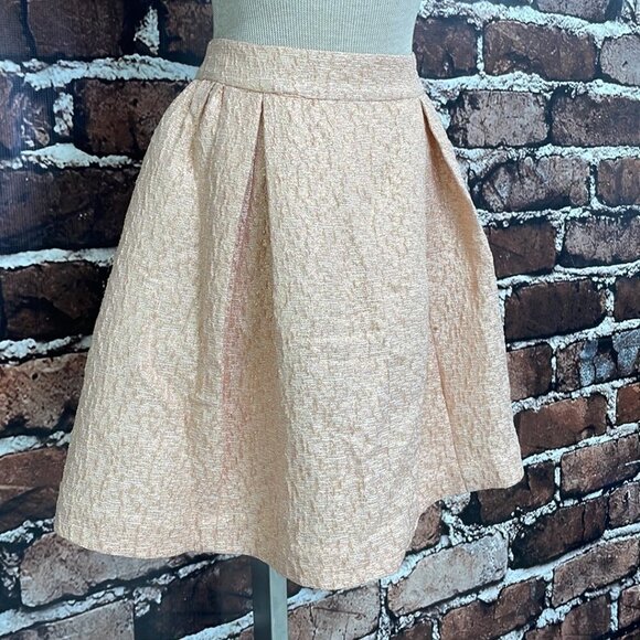 Kate Spade Skirt The Rules Pleated Mini Sparkles Pink Size 6 - Picture 7 of 15